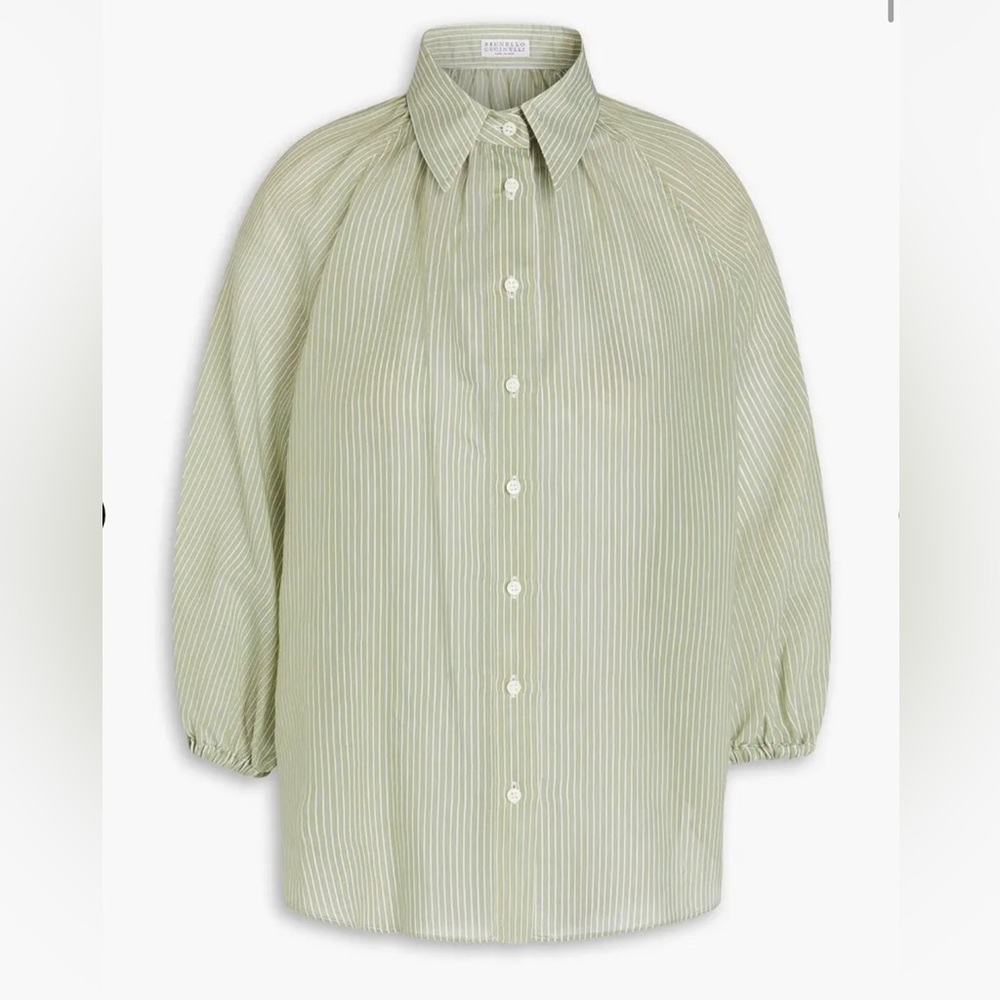 Cucinelli Silk Button Down